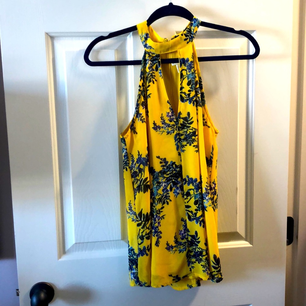 Summery top! Really bright and floral print!!!